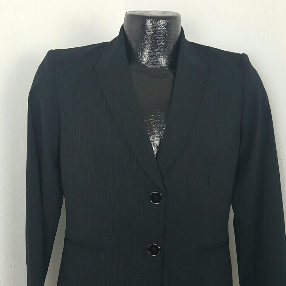 Calvin Klein stretch women blazer two button front